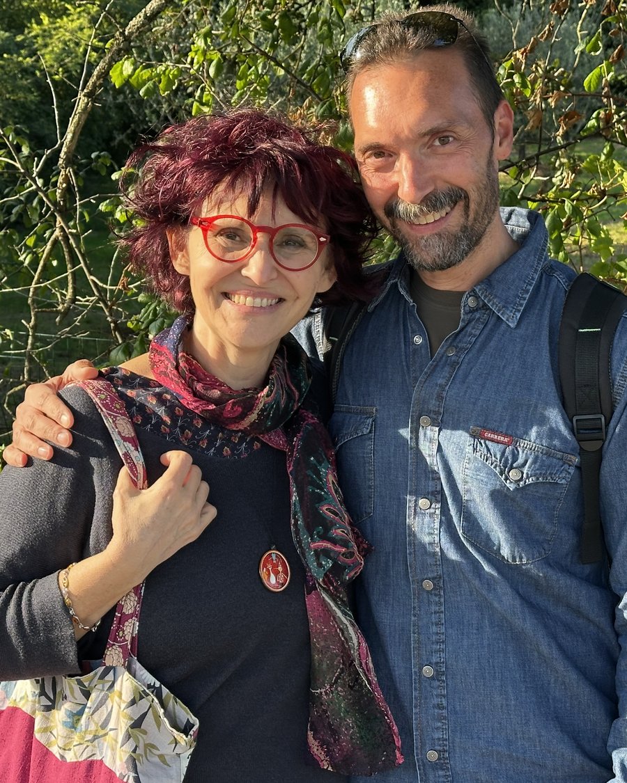 Alberto Alessi con Elisabetta Palagi