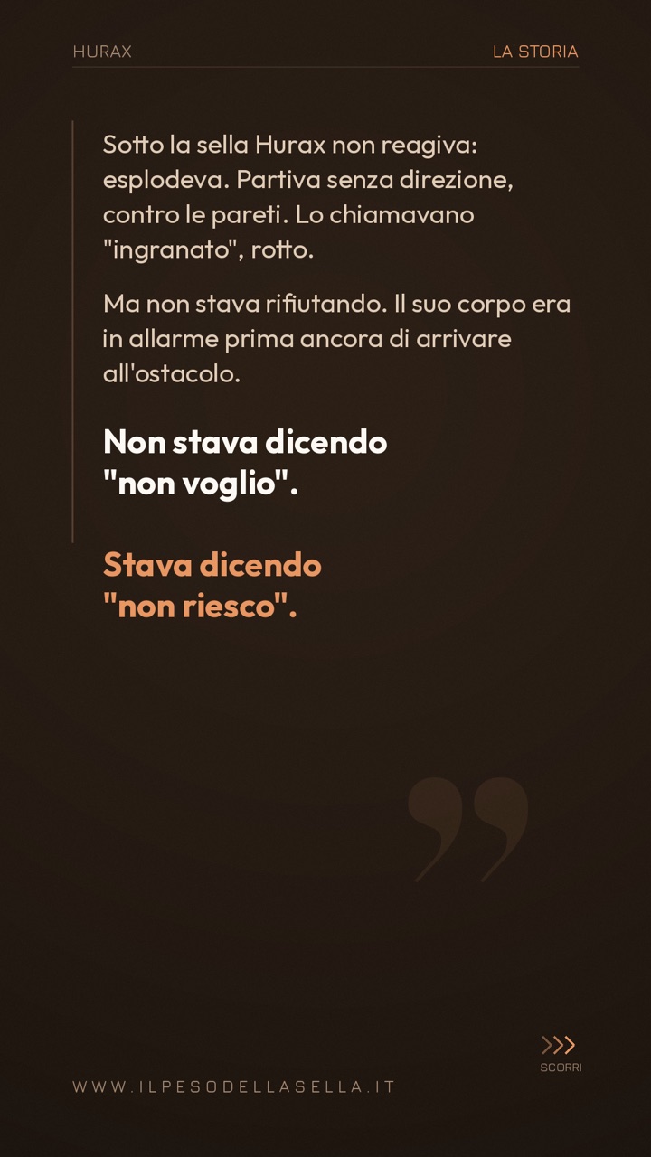Hurax: non voglio, non riesco